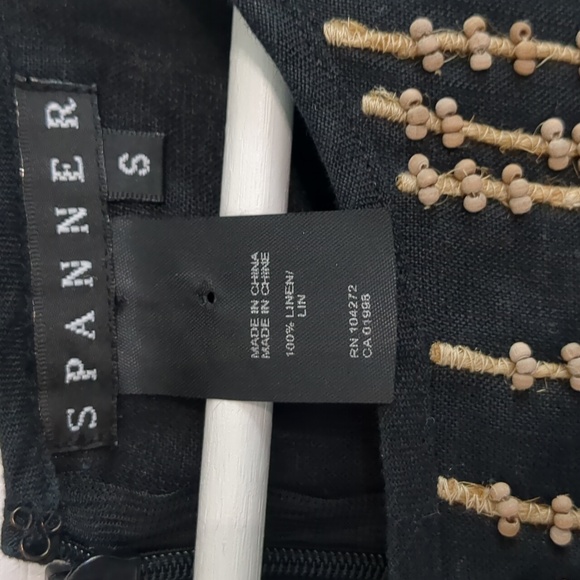 SPANNER 100% Linen Dress - Picture 2 of 4